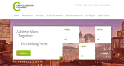 Desktop Screenshot of capitalregionchamber.com